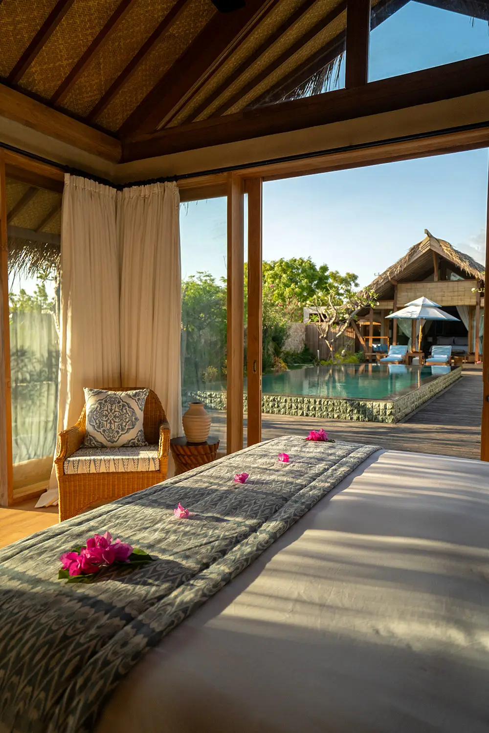 Nihi Rote Ume Leo Garden Bedroom Pool View 2