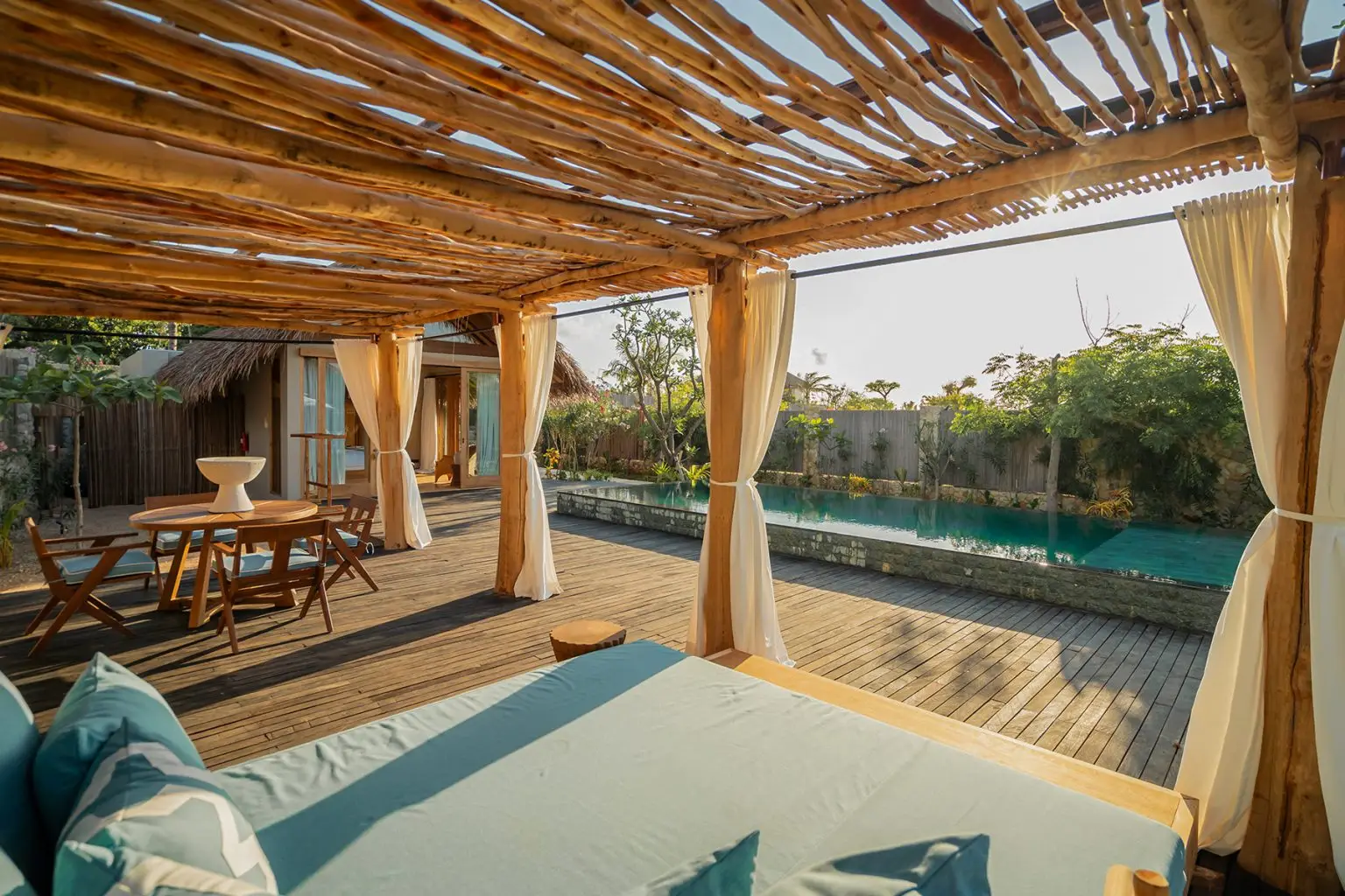 Nihi Rote Ume Leo Garden Pool Pavilion