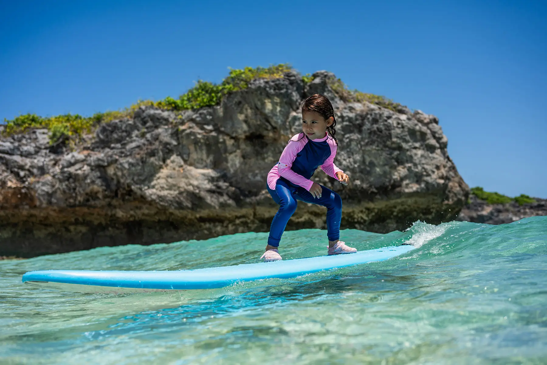 Surfing For Kids At Nihi Rote