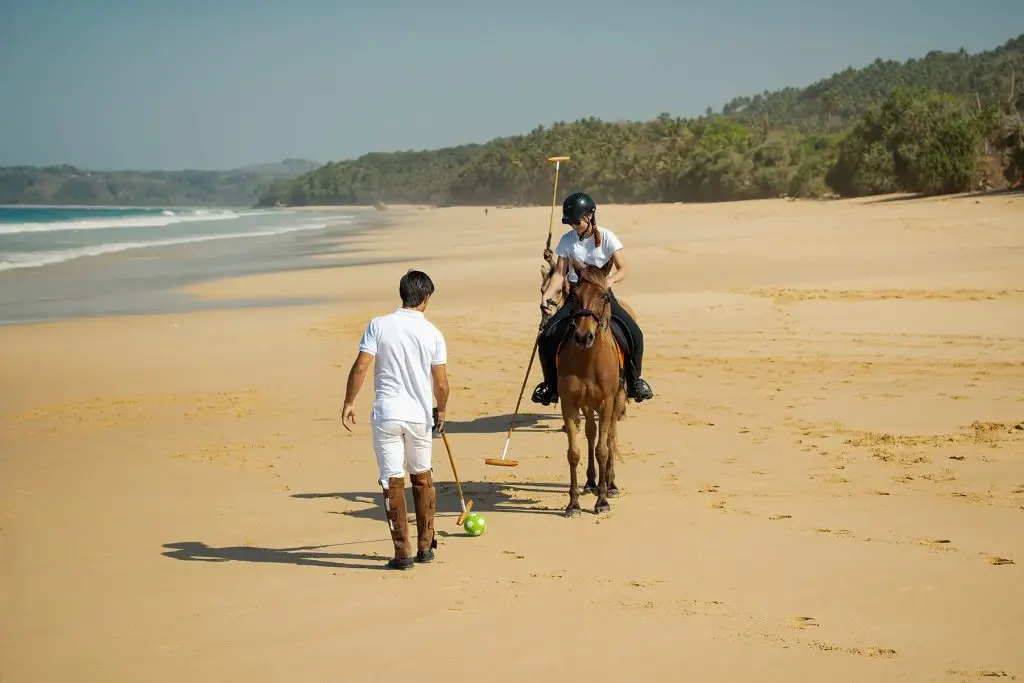 Polo At Nihiwatu Beach 1