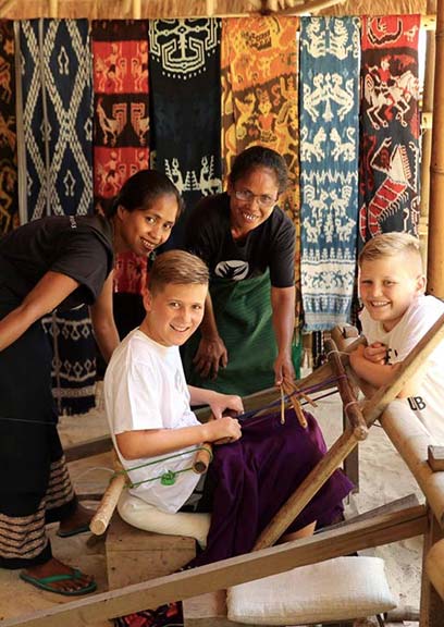 Ikat Weaving