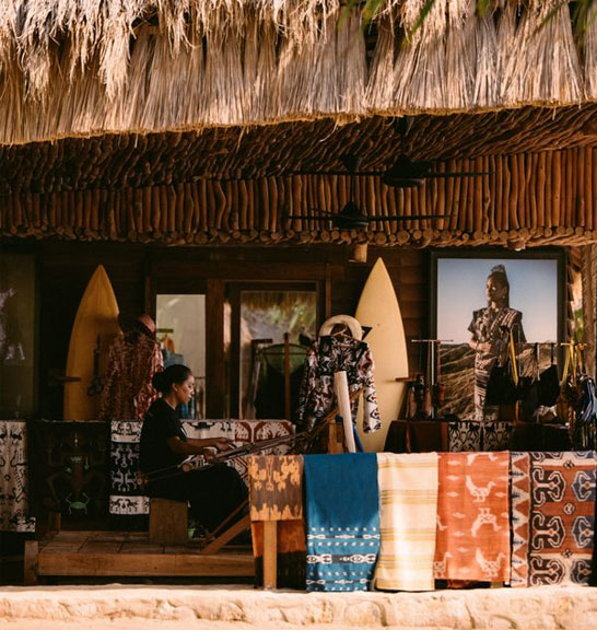 Sumba Market Ikat Weaving