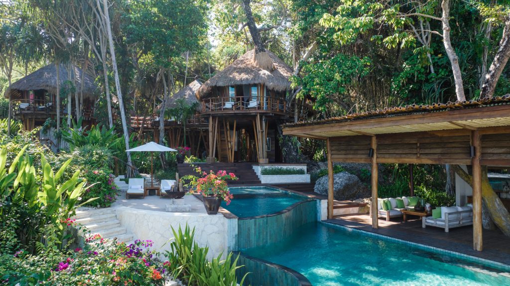 Villa with private tiered pools - Bali villas with private pools